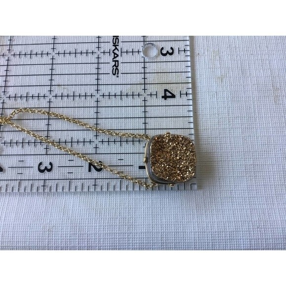 Marcia Moran Gold Druzy Necklace - Picture 6 of 6